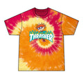 Thrashed Charles | Tie-Dye Graphic T-Shirt | Bootleg Retro Cartoon Mashup Streetwear Tee