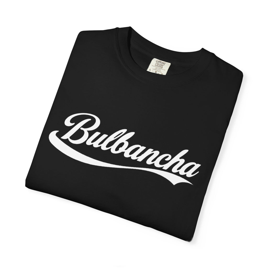 Bulbancha Script T-Shirt | New Orleans Street Name Tee | Classic Red Cola Script Graphic Shirt | NOLA Cultural Apparel | Unisex Cotton Tee