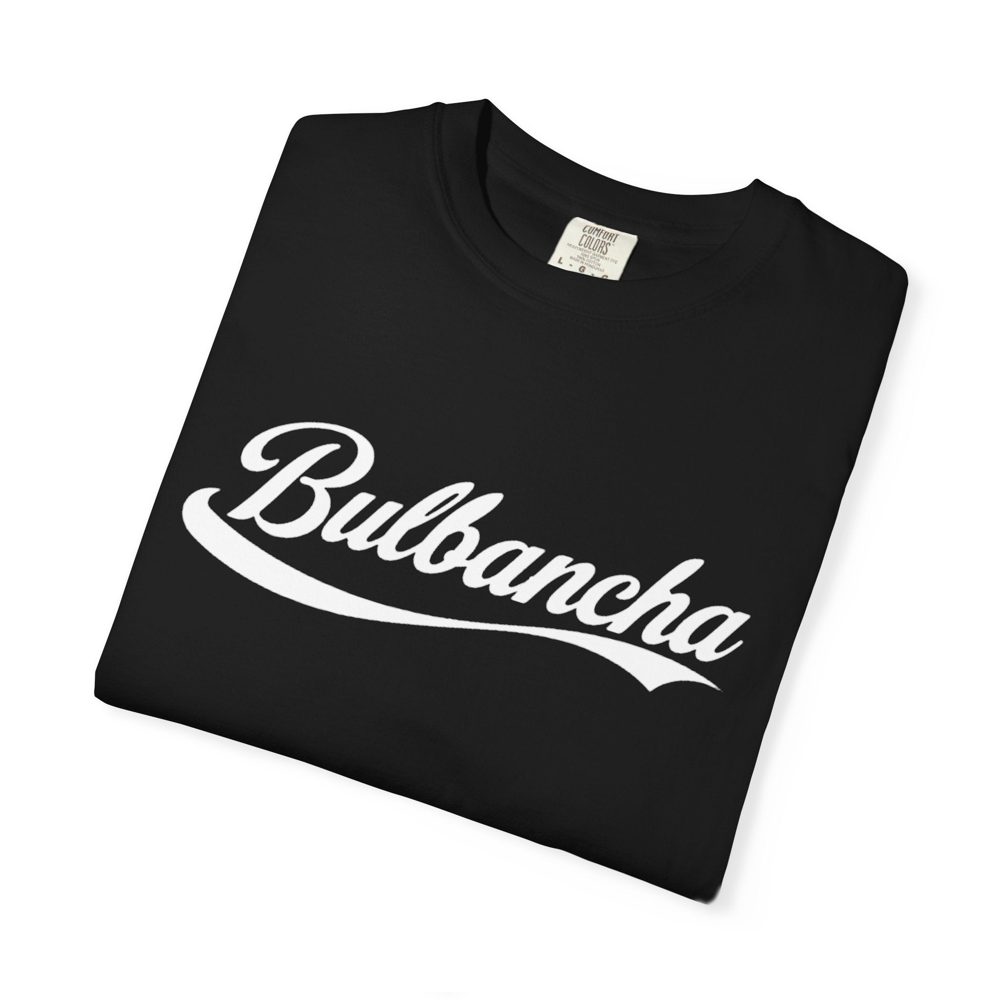 Bulbancha Script T-Shirt | New Orleans Street Name Tee | Classic Red Cola Script Graphic Shirt | NOLA Cultural Apparel | Unisex Cotton Tee