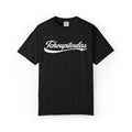 Tchoupitoulas Script T-Shirt | New Orleans Street Name Tee | Classic Cola Script NOLA Shirt | Black or White Unisex Graphic Tee