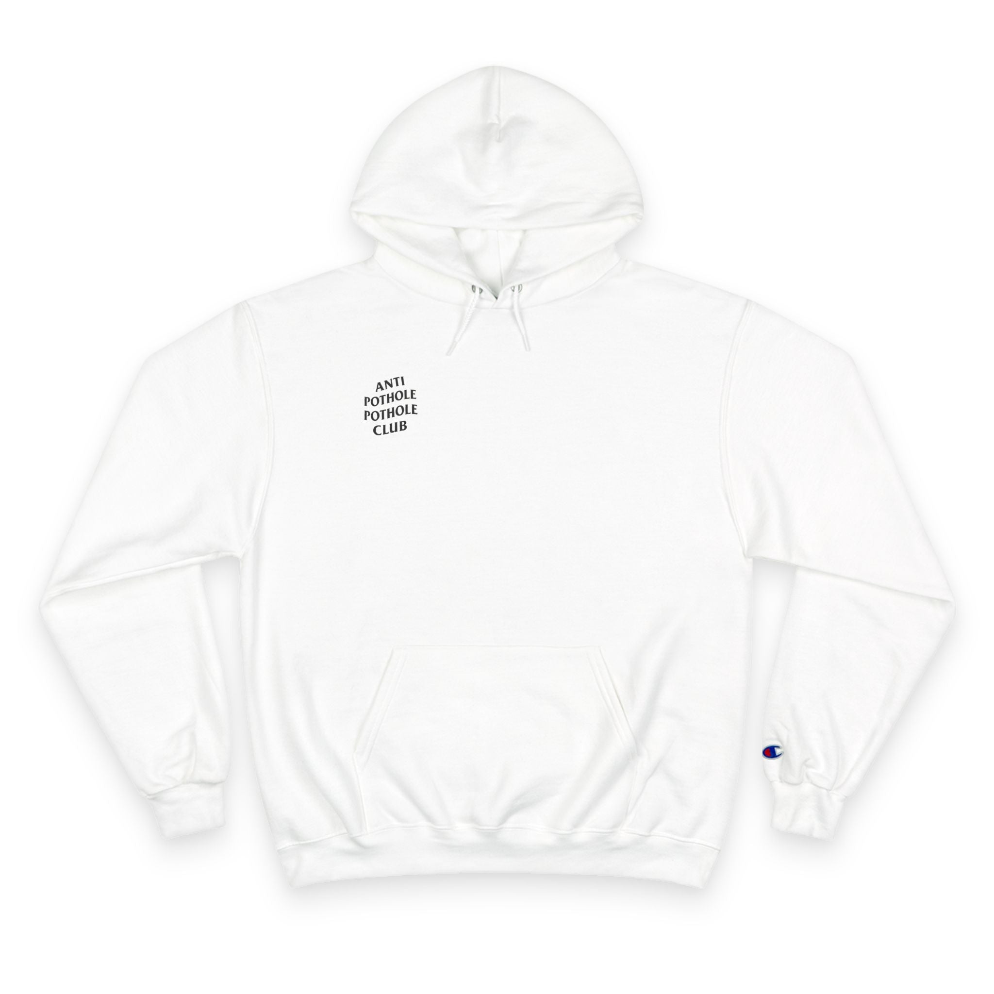 Anti Pothole Pothole Club Hoodie – Funny Streetwear Pullover, Urban City Humor Sweatshirt, Minimal Graphic Champion brand Hoodie