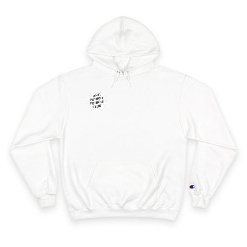 Anti Pothole Pothole Club Hoodie – Funny Streetwear Pullover, Urban City Humor Sweatshirt, Minimal Graphic Champion brand Hoodie