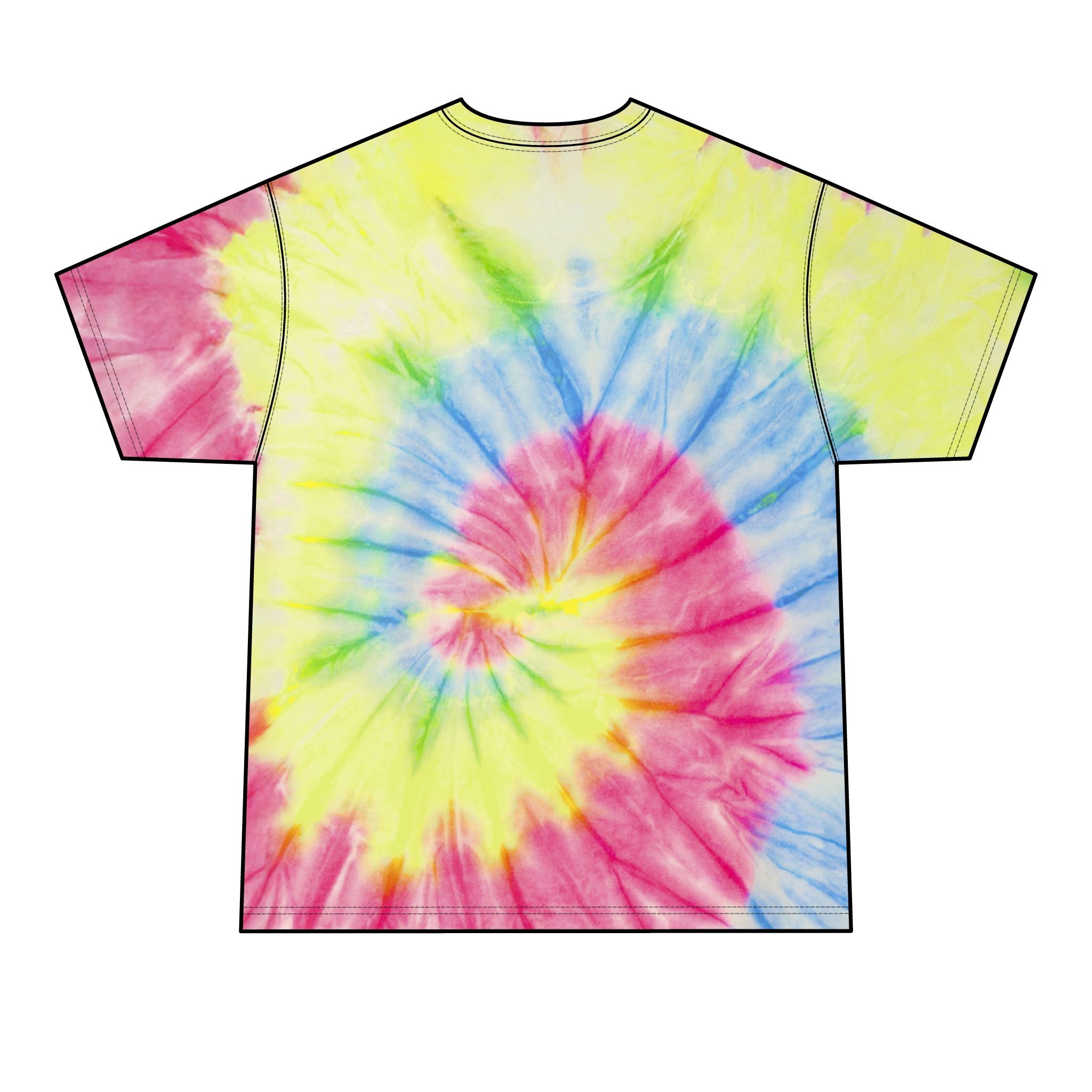 Thrashed Angie | Tie-Dye Graphic T-Shirt | Bootleg Retro Cartoon Mashup Streetwear Tee