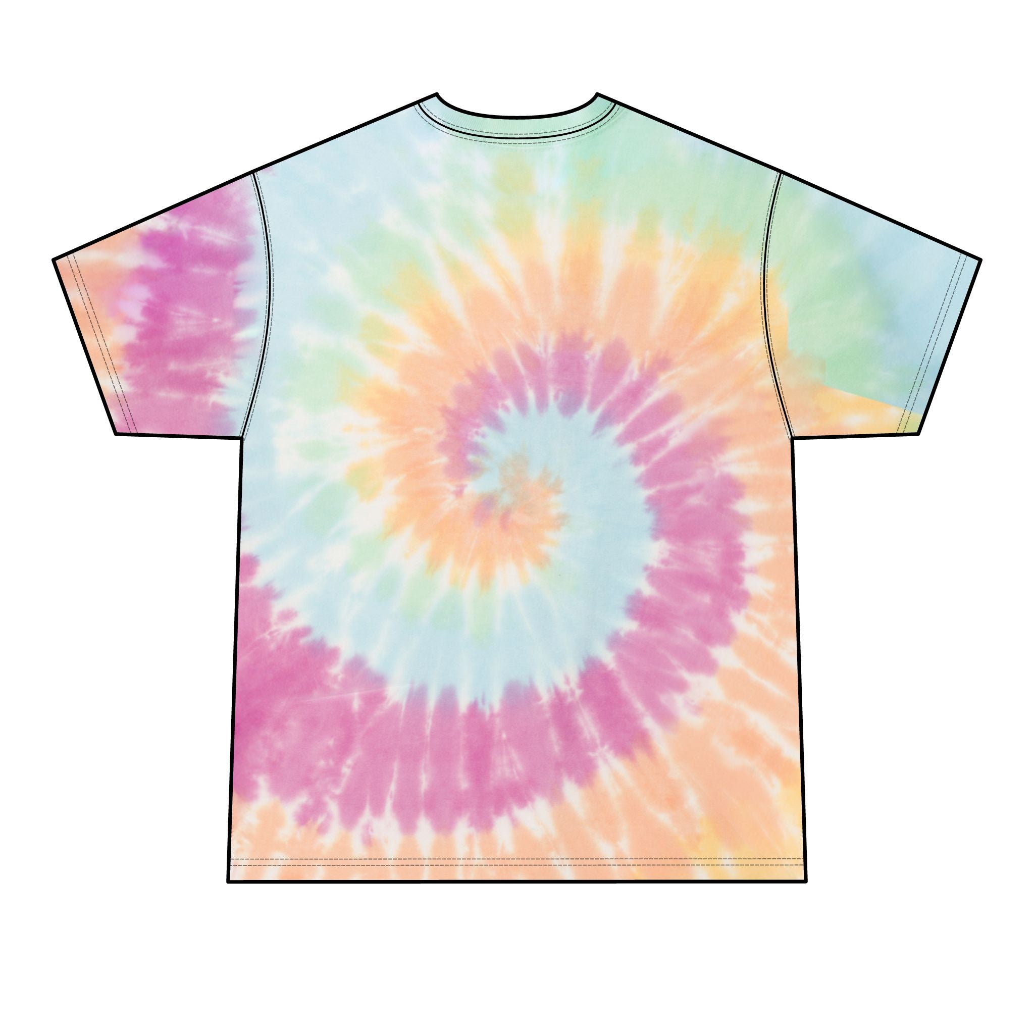 Thrashed Angie | Tie-Dye Graphic T-Shirt | Bootleg Retro Cartoon Mashup Streetwear Tee