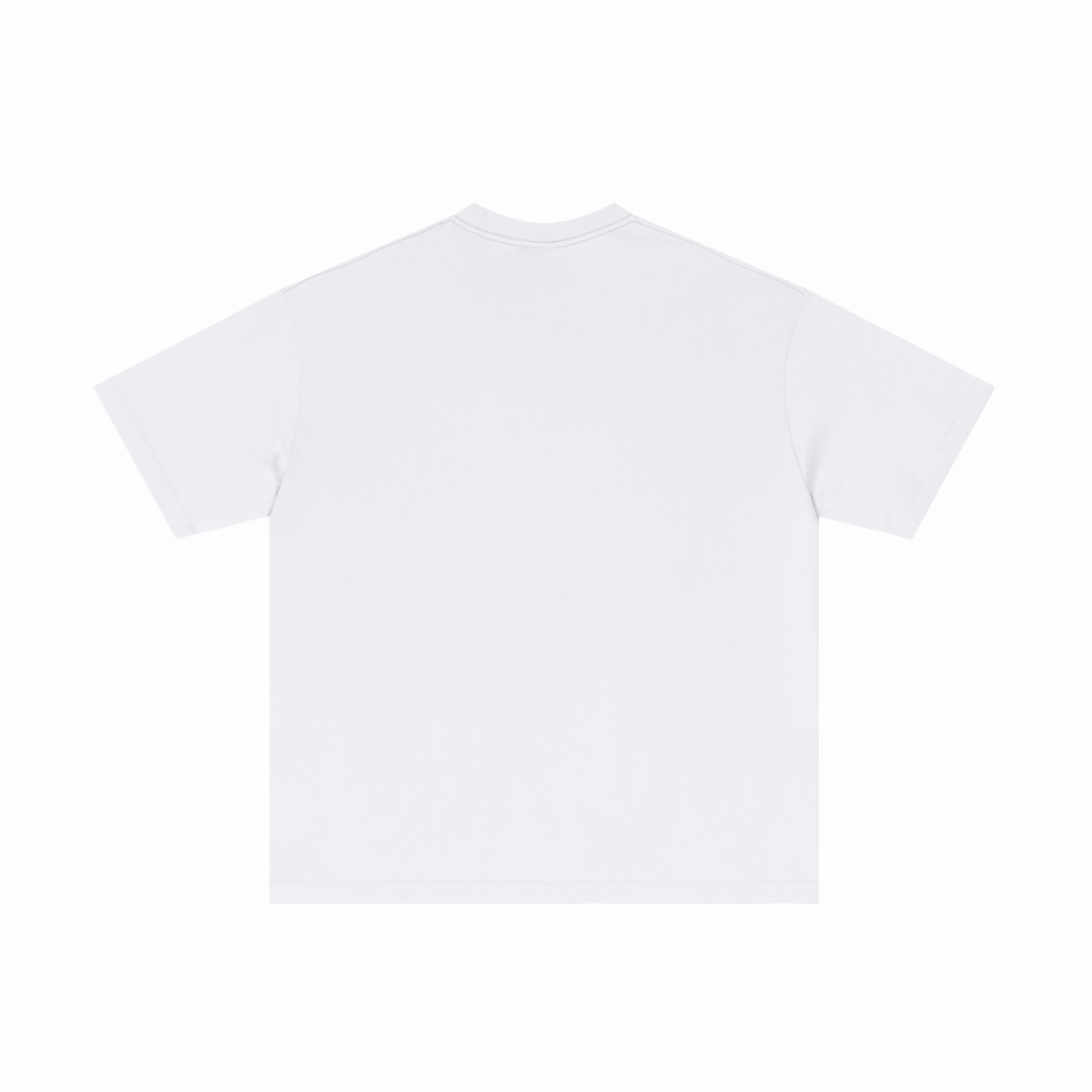 180GSM Men's Low-Shrink Lightweight Cotton T-Shirt  White