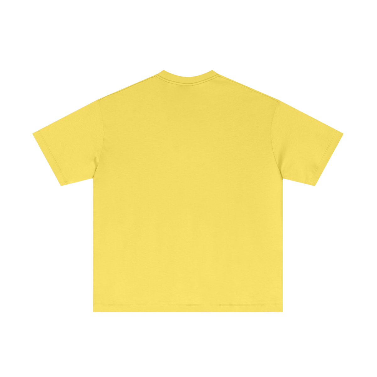 180GSM Men's Low-Shrink Lightweight Cotton T-Shirt Yellow