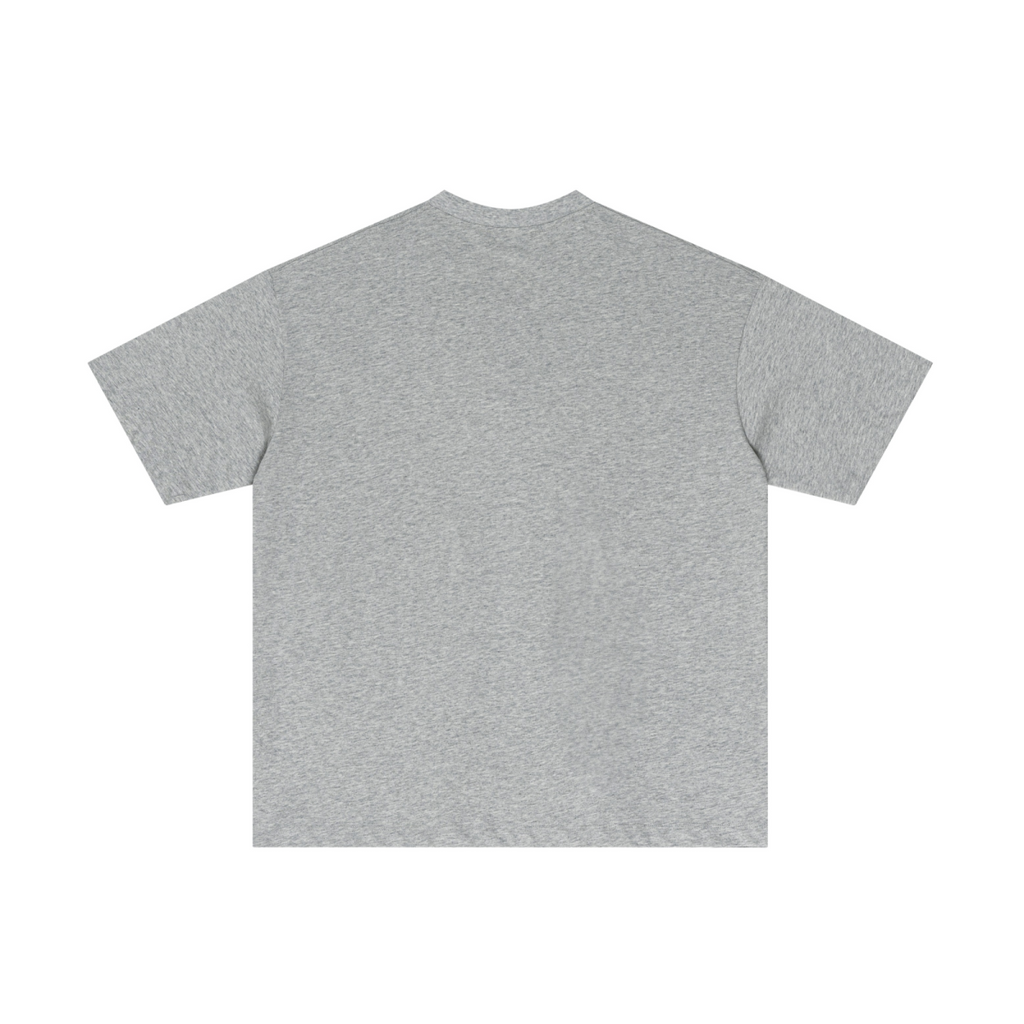 180GSM Men's Low-Shrink Lightweight Cotton T-Shirt LIght gray