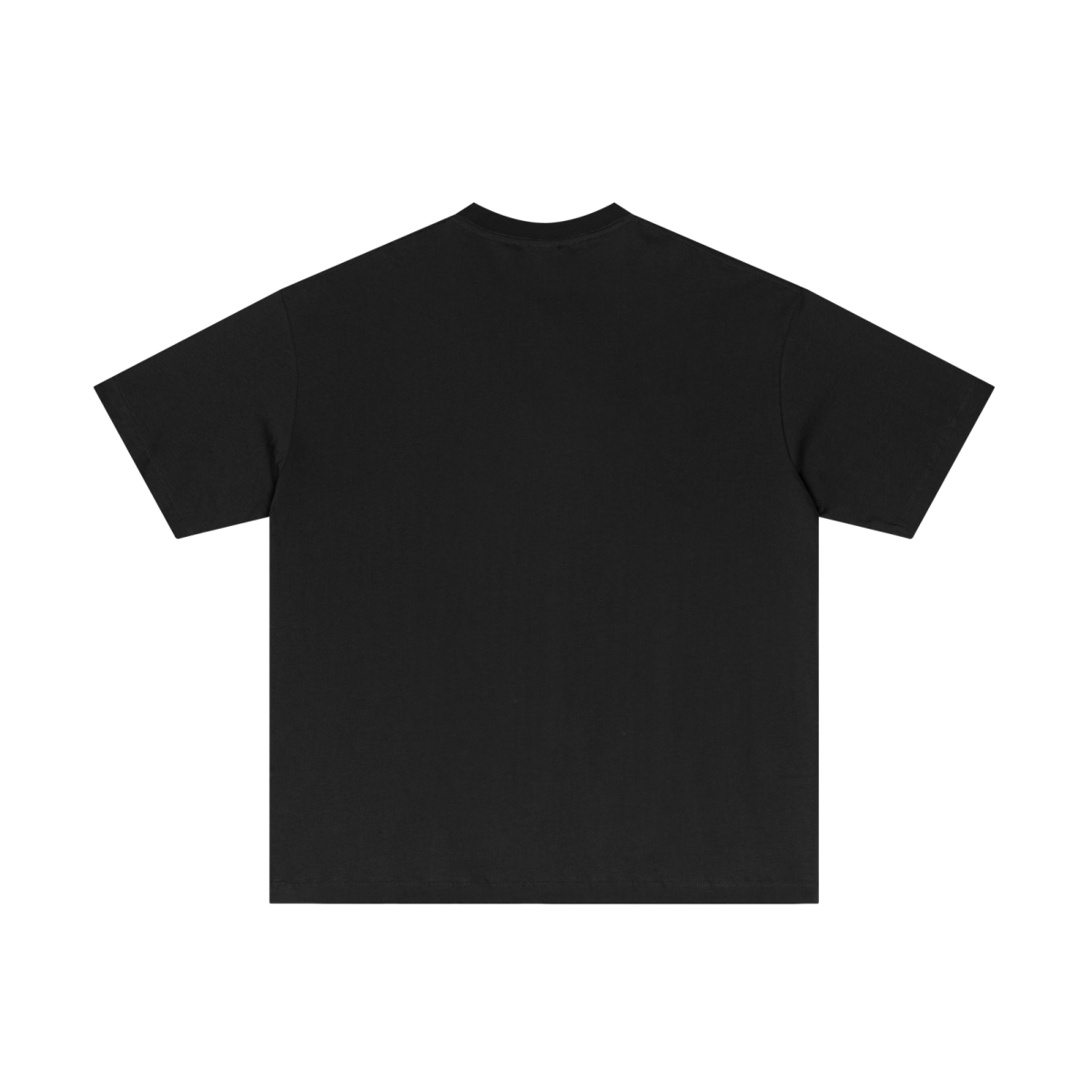 180GSM Men's Low-Shrink Lightweight Cotton T-Shirt Black